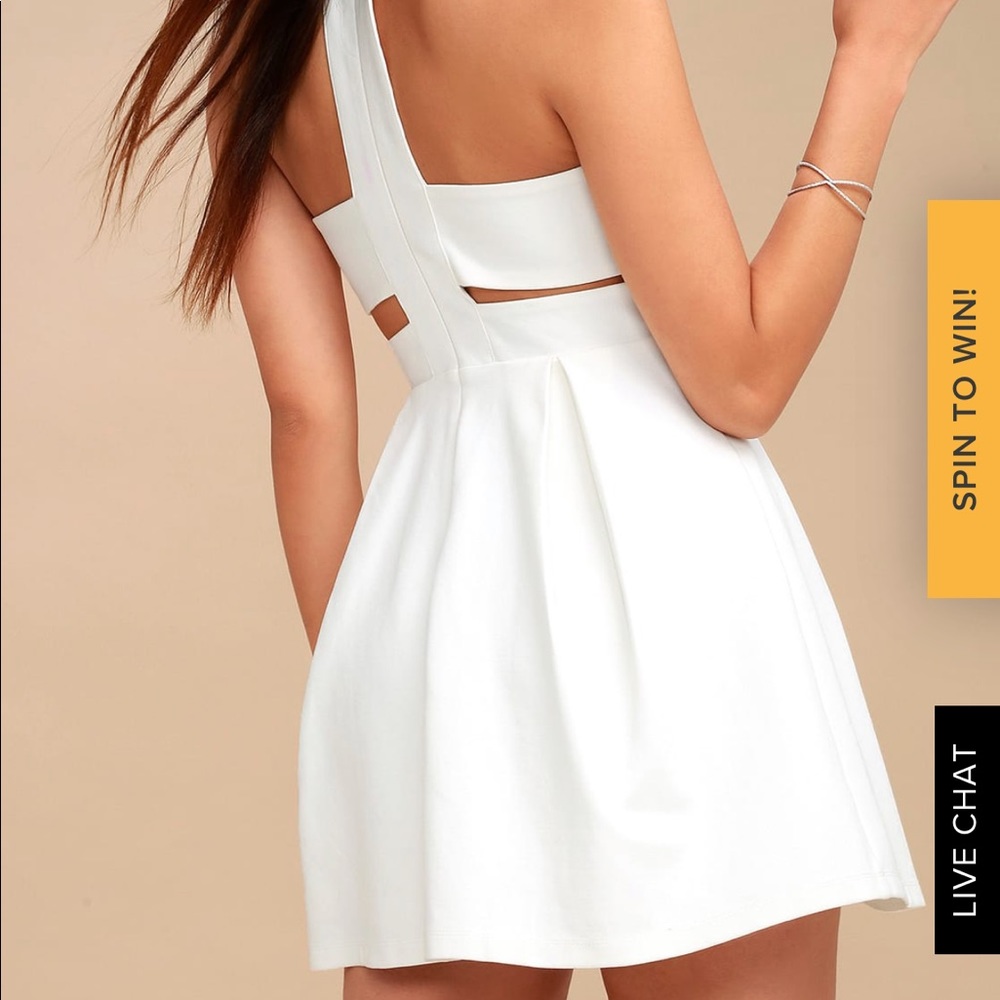 NWOT Lulu’s White Dress